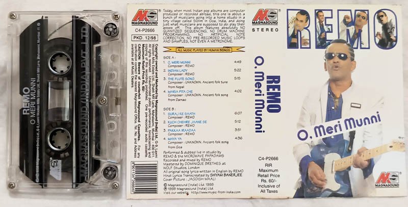 Remo O Meri Munni Hindi Audio Cassette
