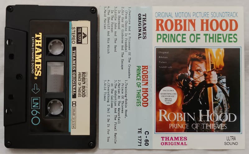 Robin Hood Prince of Thieves Audio Cassette