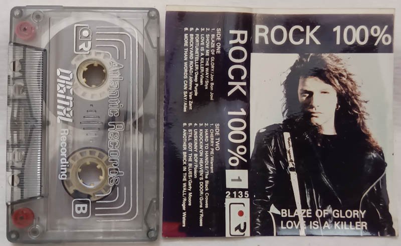 Rock 100 Percent Audio Cassette
