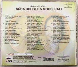 Romantic Duets Asha Bhosle & Mohd Rafi Hindi Audio cd
