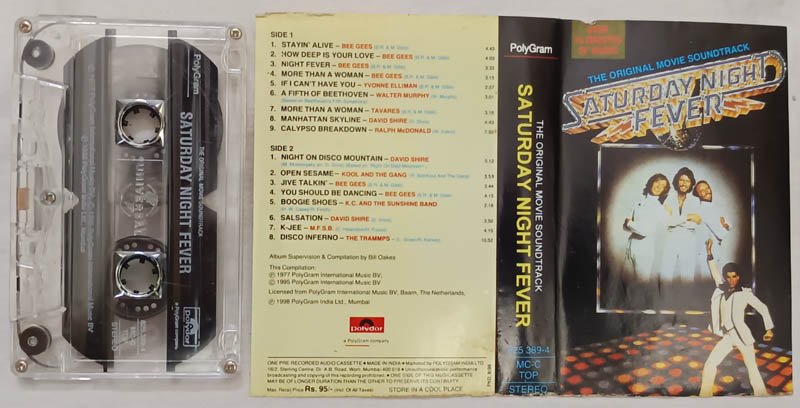 Saturday Night Fever The Original Movie Soundtrack Audio Cassette