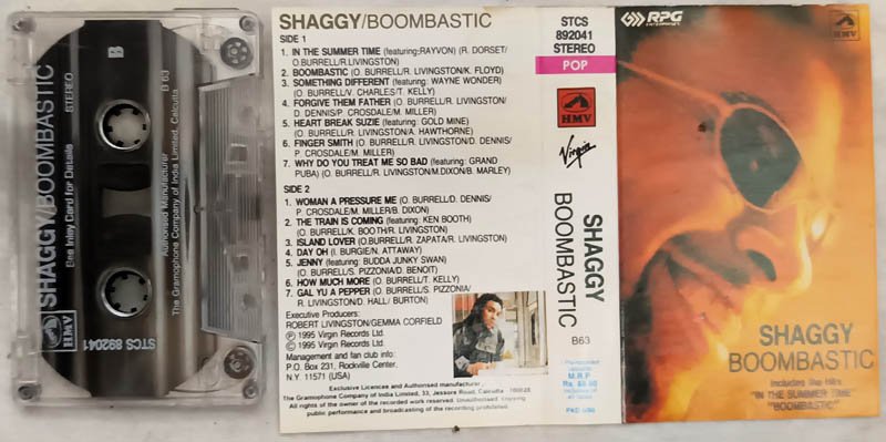 Shaggy-Boombastic Audio Cassette