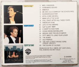 Simon And Garfunkel-The Concert in Central Park Audio Cd