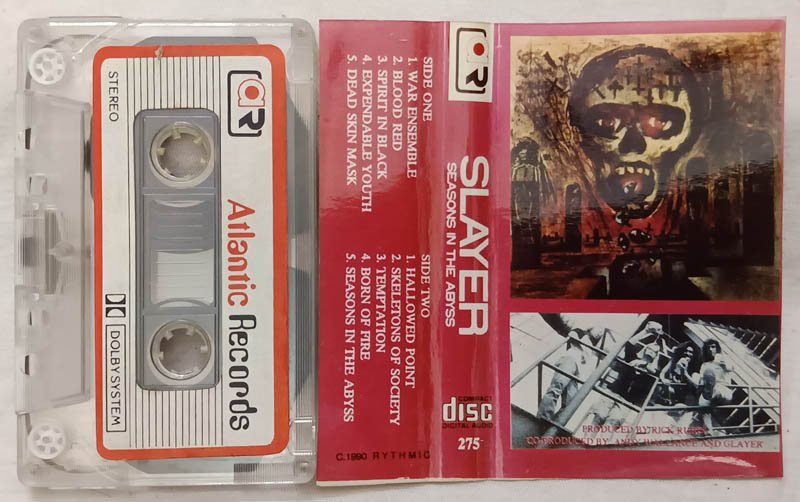 Slayer Seasons in The Abyss Audio Cassette