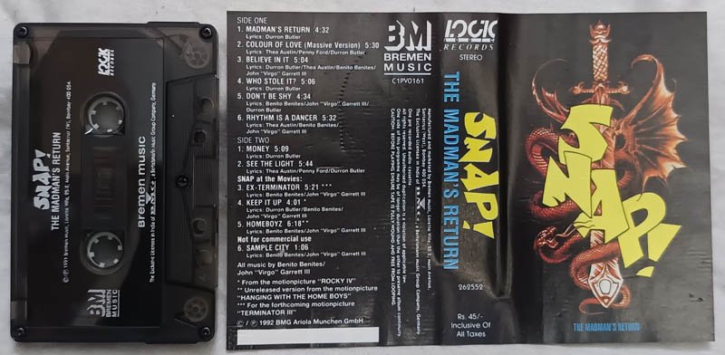 Snap The Madmans Return Audio cassette
