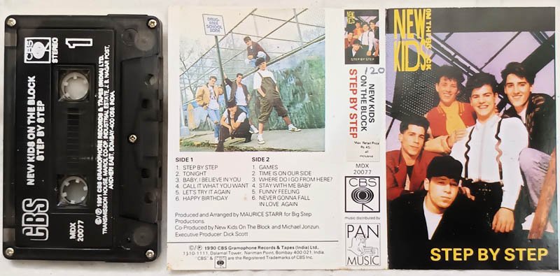 Step By Step Never Kids On The Block Audio Cassette