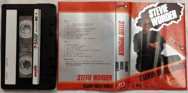 Steve Wonder Grammy Award Winner Audio Cassette