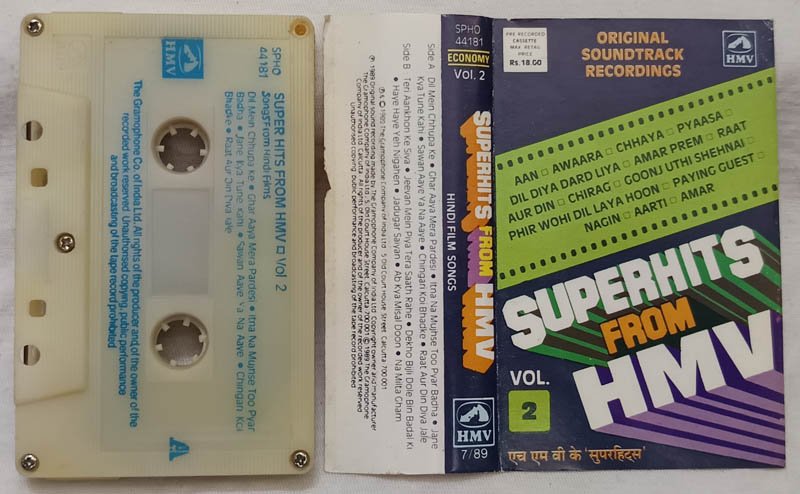 Superhits From HMV Vol.2 Audio Cassette