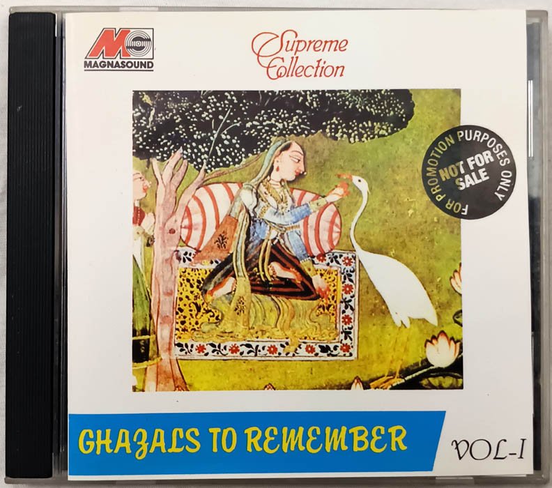 Supreme Collection Ghazals to Remember Vol 1 Hindi Audio Cd