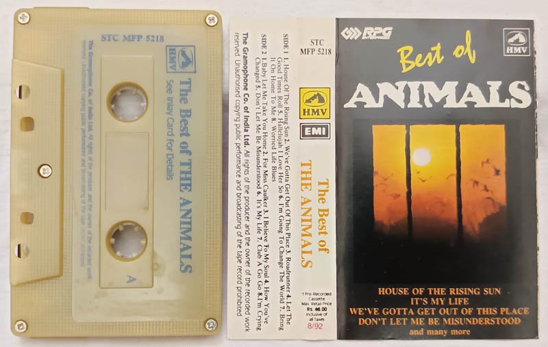 The Best of Animals Audio Cassette