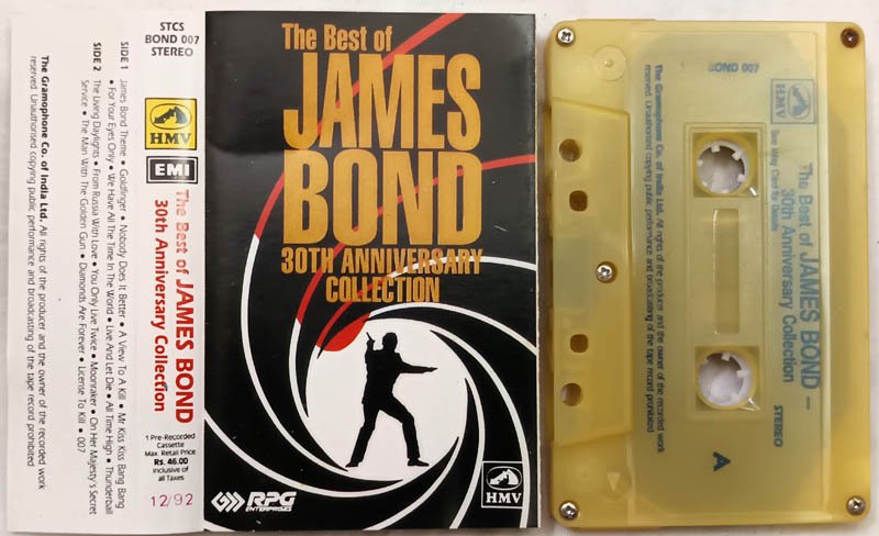 The Best of James Bond 30th Anniversary Collection Audio Cassette