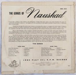 The Genius of Naushad Hindi Vinyl Record