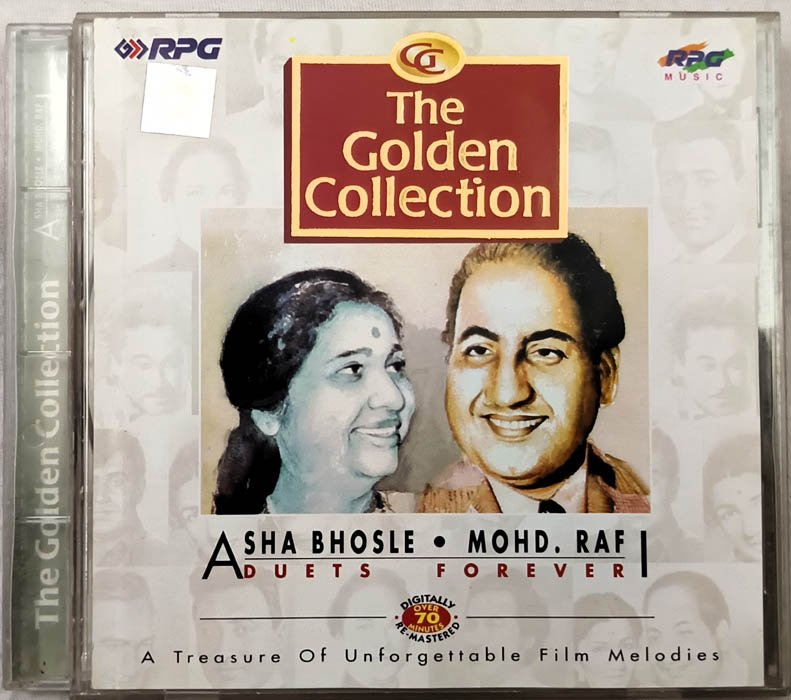 The Golden Collecction Asha Bhosle Mohd Rafi Duets forever Hindi Audio cd