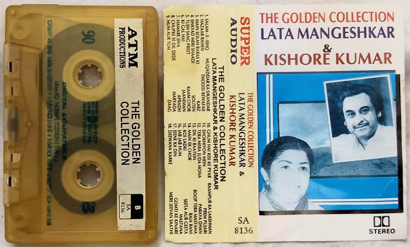 The Golden Collection Lata Mangeshkar and Kishore Kumar Hindi Audio Cassette