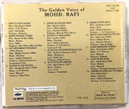 The Golden Voice of Mohd Rafi Hindi Audio cd