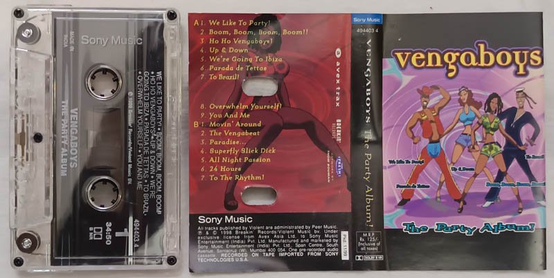 The Vengaboys The Party Album Audio Cassette