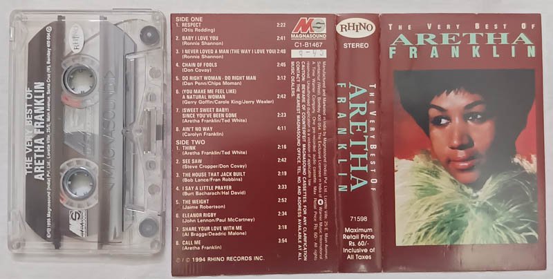 The Very Best of Aretha Franklin Audio Cassette