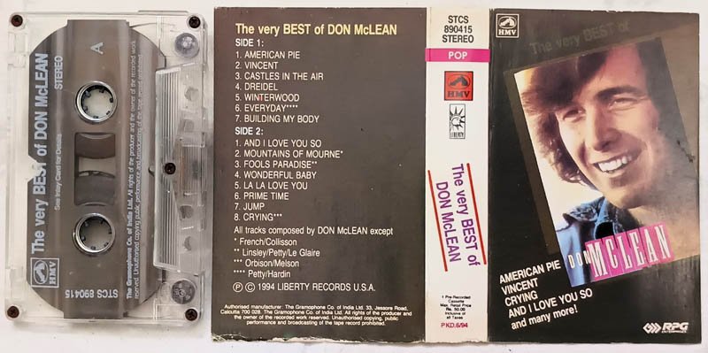 The Very Best of Don McLean Audio Cassette