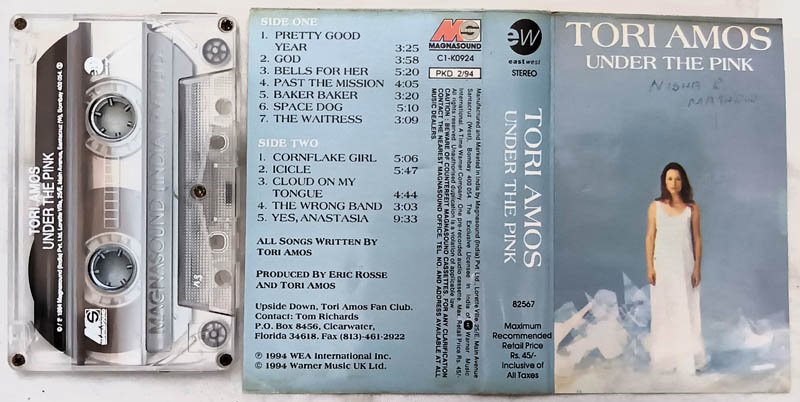 Tori Amos Under The Pink Audio Cassette