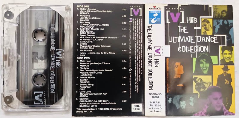V Hits The Ultimate Dance Collection Hindi Audio Cassette