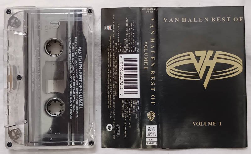 Van Halen Best of Volume 1 Audio Cassette