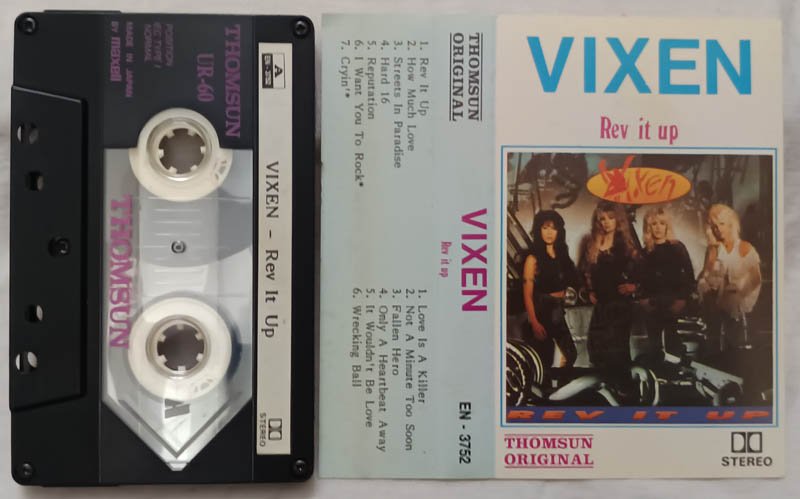 Vixen Rev it Up Audio Cassette