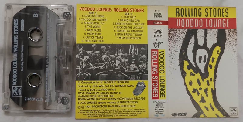 Voodoo Lounge-Rolling Stones Audio Cassette