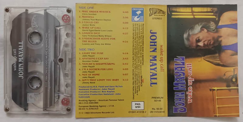 Wake Up Call John Mayall Audio Cassette