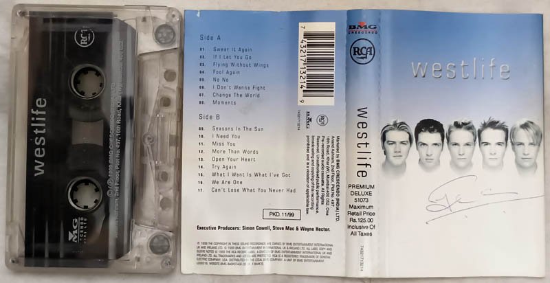 Westlife Audio Cassette.