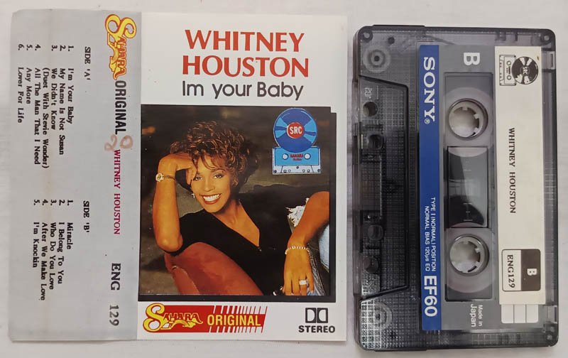 Whitney Houston Im Your Baby Audio Cassette