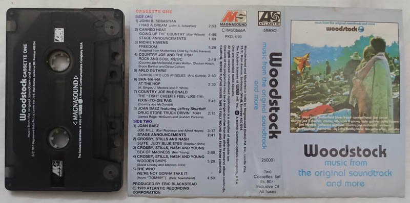 Woodstock Music From Original Soundtrack and More Audio Cassette