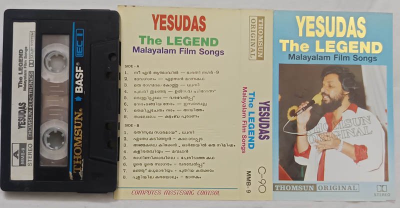 Yesudas The Legend Malayalam Film Songs Audio Cassette