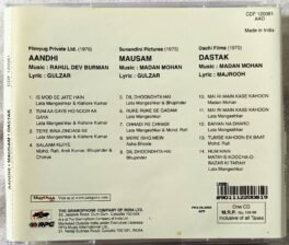 Aandhi – Mausam – Dastak Hindi Film Songs Audio CD