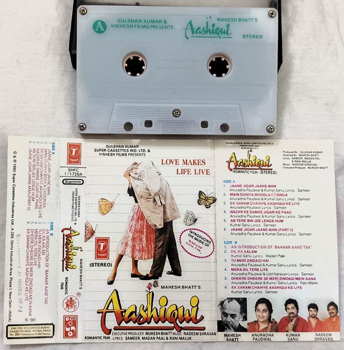 Aashiqui Hindi Audio Cassette By Nadeem Shravan