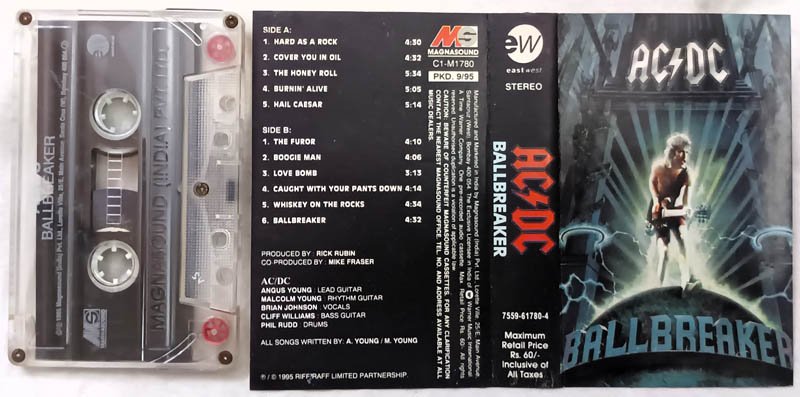 Ac Dc Ballbreaker Audio Cassette