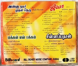 Anna Nagar Muthal Theru-Chinnappa Dass-Makkal En Pakkam-Jeeva Tamil Film Songs Audio Cd