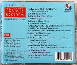 Best of Francis Goya Plays his favorite Hits Audio cd