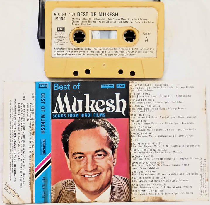 Best of Mukesh Hindi Audio cd