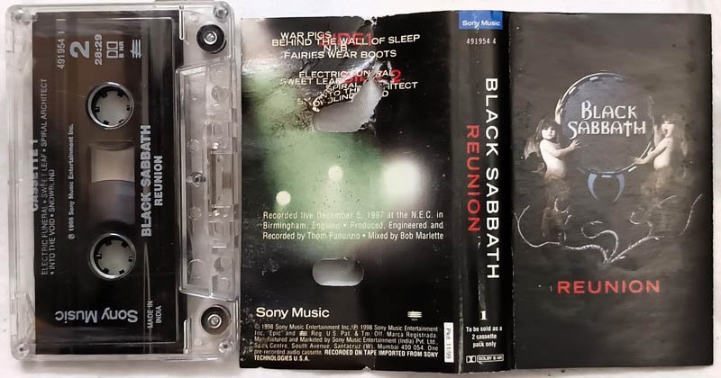 Black Sabbath Reunion Audio Cassette