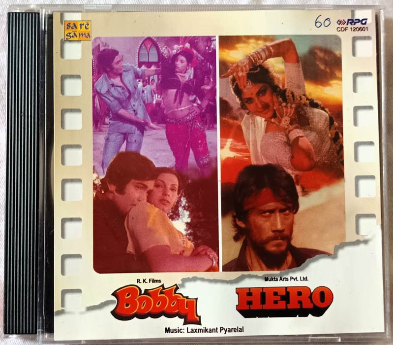 Bobby - Hero Hindi Audio cd By Laxmikant Pyarelal