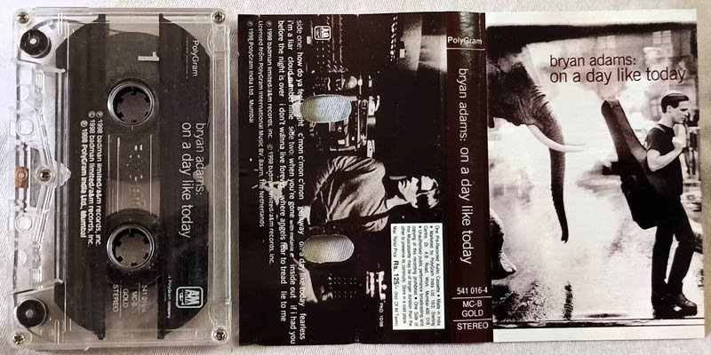 Bryan Adams On A Day Like Today Audio Cassette