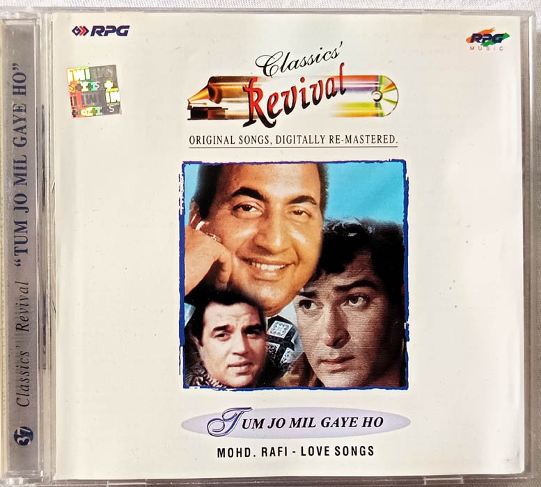 Classics Revival Tum Jo Mil Gaye Ho Mohd Rafi Love Songs Hindi Audio cd