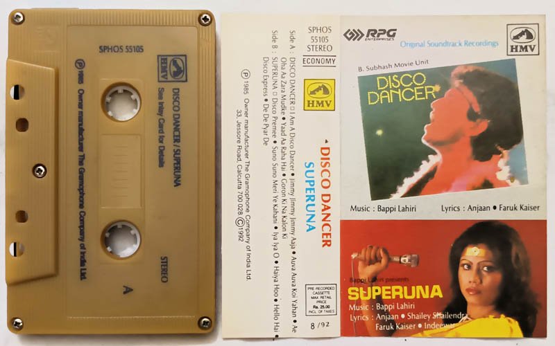 Disco Dancer - Superuna Audio Cassette