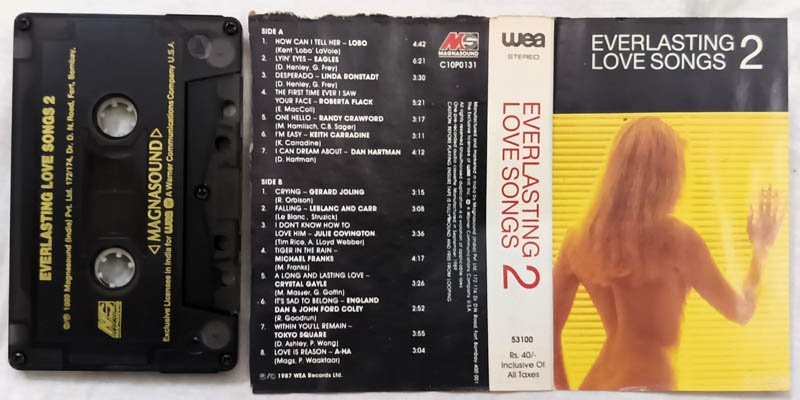 Everlasting 2 Love Songs Audio Cassette