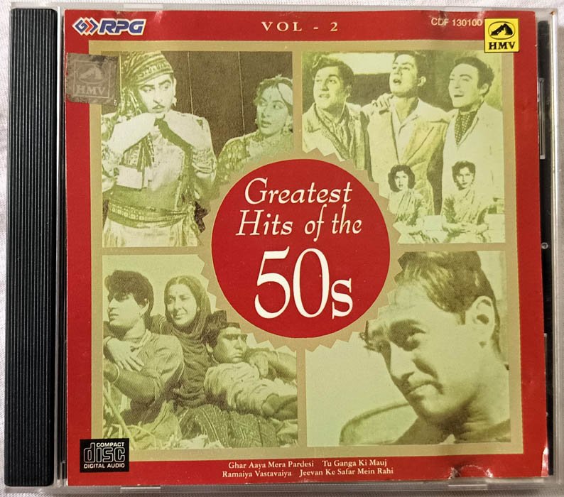 Greatest Hits of the 50s Hindi Audio cd