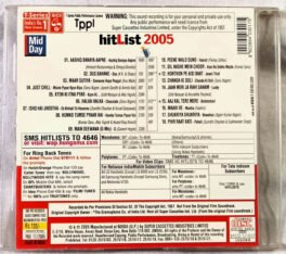 Hitlist 2005 Hindi Audio Cd