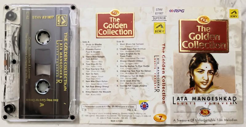 The Golden Collection Lata Mangeshkar Duet Forever Audio cassette