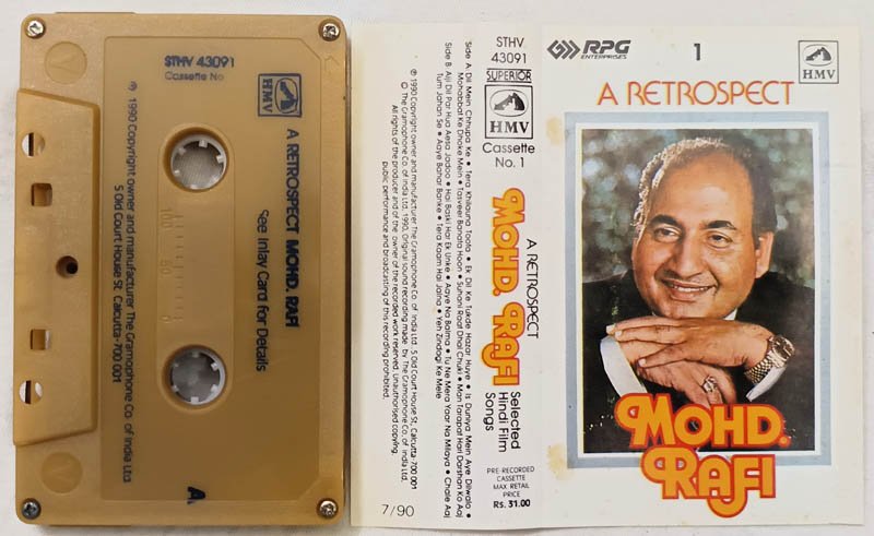 A Retrospect Mohd.Rafi Vol.3 Hindi Audio Cassette