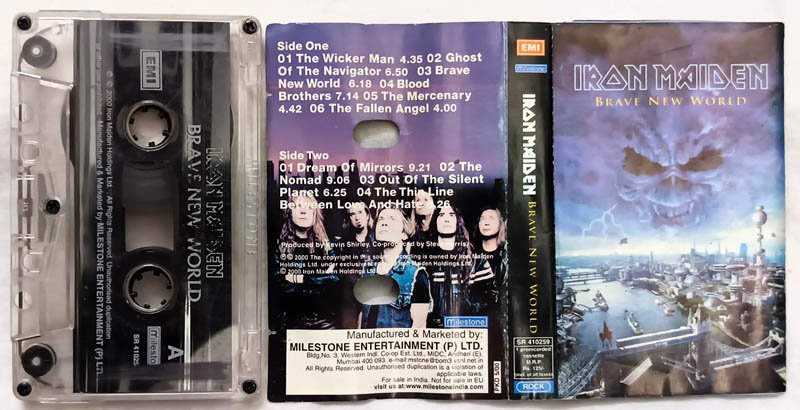 Iron Maiden Brave New World Audio Cassette