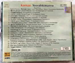 Karnan-Veerabhimanyu Tamil Films Audio Cd